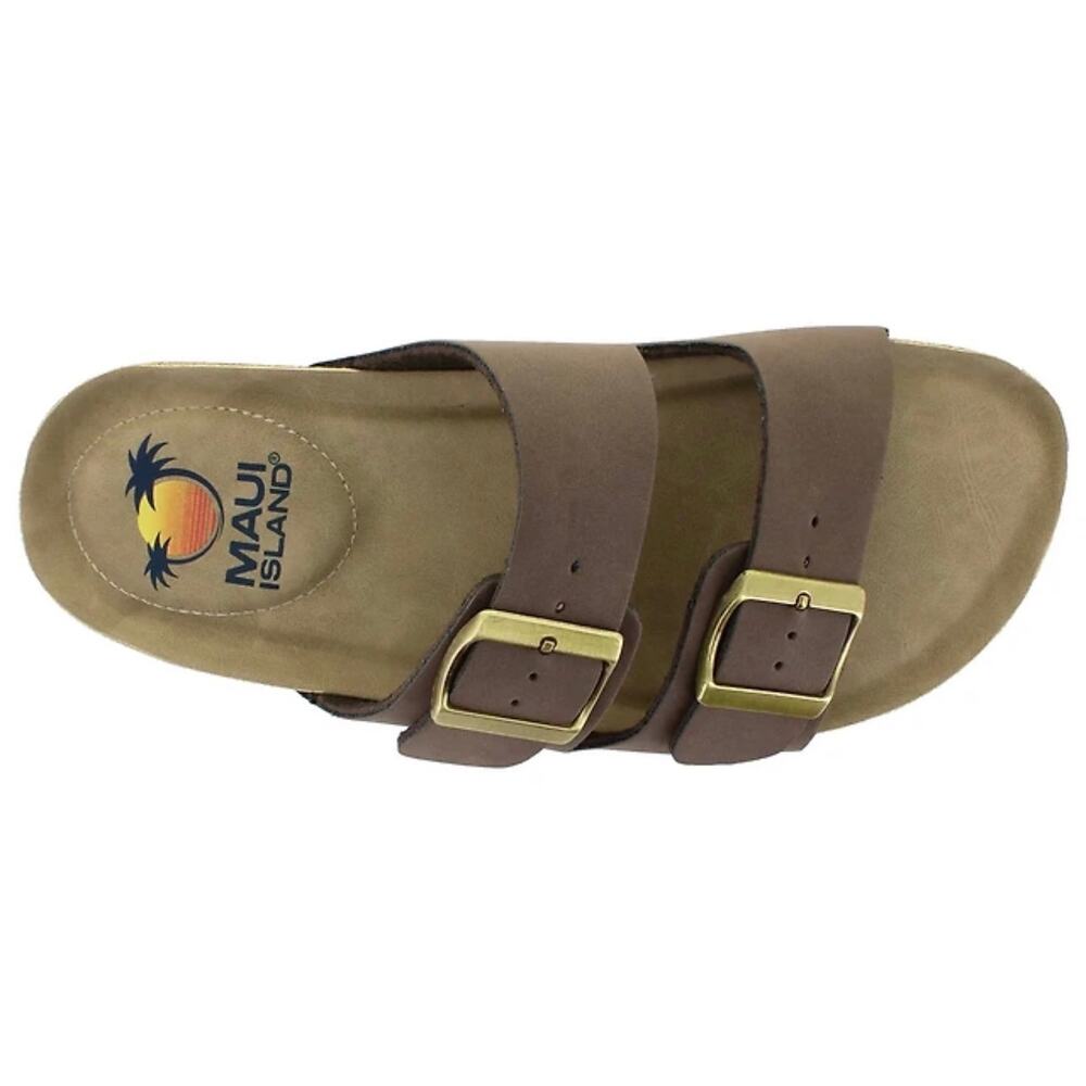 Maui Island Kids Size 3 Sandals Cork Bed - Great Condition!